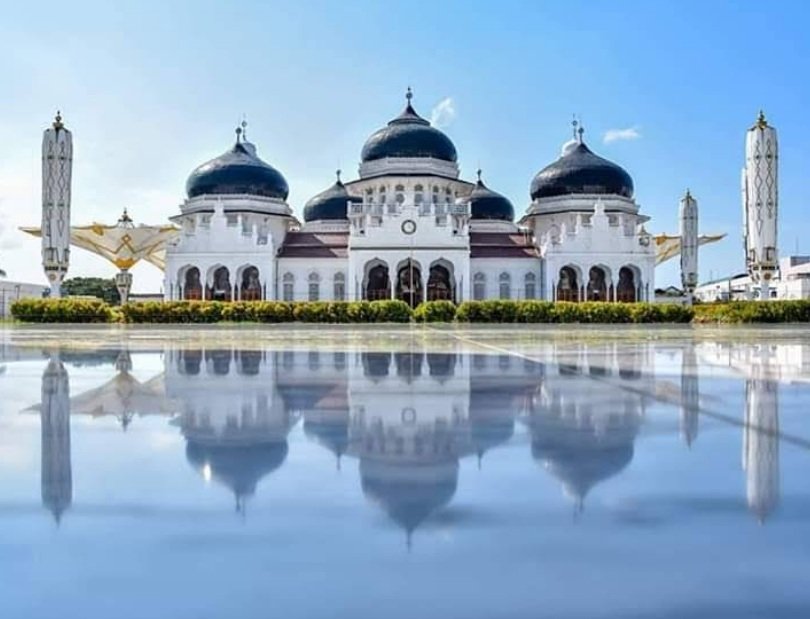 Rehabilitasi Landscape dan Lantai Area Plaza Masjid Raya Baiturrahman Banda Aceh