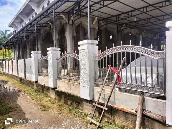 Lanjutan Pembangunan Pagar Masjid Nurul Hikmah Gp Samagadeng Kec. Pandrah Bireuen