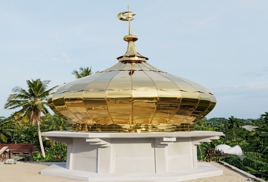 Pembangunan Kubah Masjid Asy-Syuhada Gp. Benua Raja Kec. Rantau Aceh Tamiang