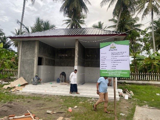 Pembangunan Tempat Wudhu Masjid Al Ikhsan Gp. Alue Punoe Bireuen
